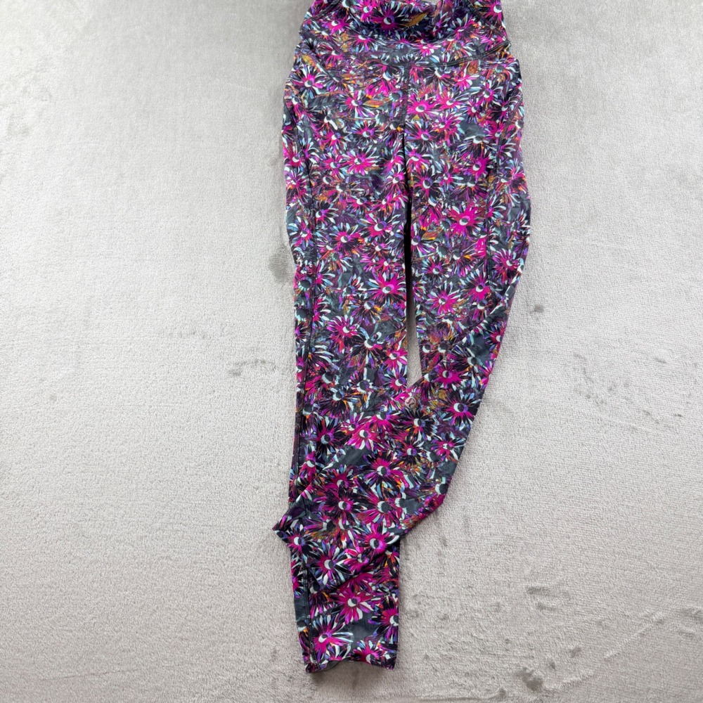 Lululemon Women's Size 2 High Rise Floral Leggings Multicolor 24" Inseam